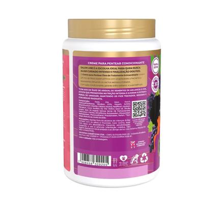 Imagem de Creme Para Pentear Salon Line Uva+Melancia Óleo de Tratamento Extraordinário 1kg