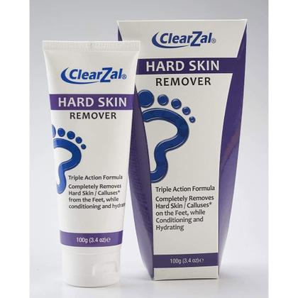 Imagem de Creme para pés ClearZal Hard Skin Caluses Remoção de Milho 100mL