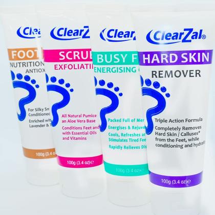 Imagem de Creme para pés ClearZal Hard Skin Caluses Remoção de Milho 100mL