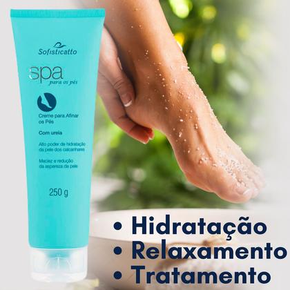 Imagem de Creme para Tratamento de Pés Rachados Spa para os Pés + Creme Para Tratamento Dermopés 2789856789805430g (azul)