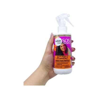 Imagem de Creme Pentear Antiporosidade SosCachos Salon Line 300m spray