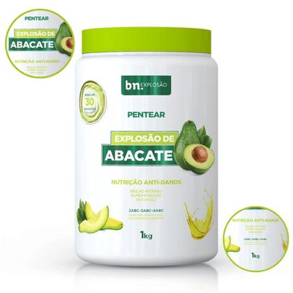 Imagem de Creme Pentear Explosão de Abacate  1kg  Beleza Natural