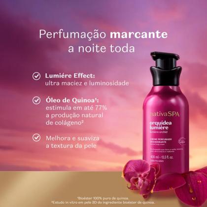 Imagem de Creme Perfumado Desodorante Nativa SPA Orquidea Lumière 400ml