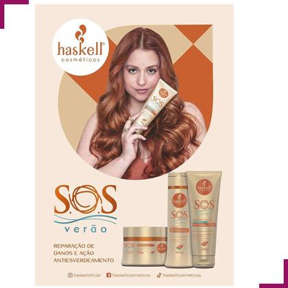 Imagem de Creme pré e pós solreparação de danos e ação antiesverdeamento s.o.s 240g - haskell