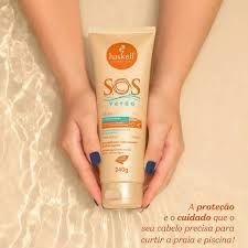 Imagem de Creme pré e pós solreparação de danos e ação antiesverdeamento s.o.s 240g - haskell