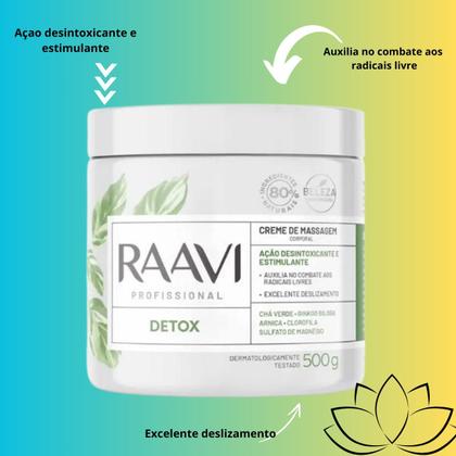 Imagem de Creme Raavi de Massagem Detox 500g