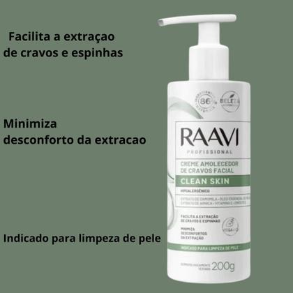Imagem de Creme Raavi Facial Amolecedor De Cravos 200g