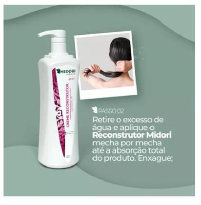 Imagem de Creme Reconstrutor 1Kg Midori - Reconstrução Fio-A-Fio