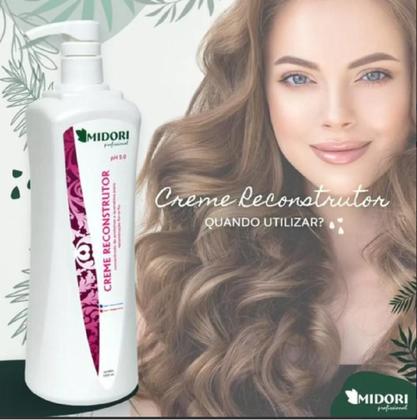 Imagem de Creme Reconstrutor 1Kg Midori - Reconstrução Fio-A-Fio