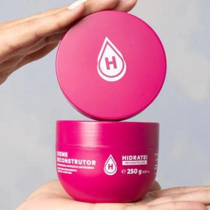 Imagem de Creme Reconstrutor para Cabelos Reconstrução e Proteção Antiquebra 250g