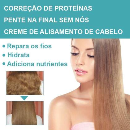 Imagem de Creme Reparador e alisante para cabelos com Proteínas 60 mL - EELHOE