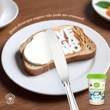 Imagem de Creme Requeijão de Coco Zero Lactose Likecheese Qualicoco 200g