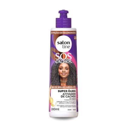 Imagem de Creme Sos Ativador de Cachos 48h de Brilho Salon Line 300ml