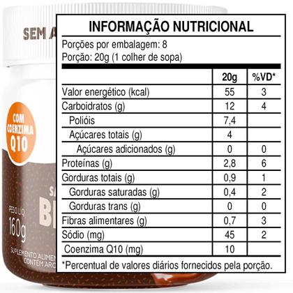 Imagem de Creme Spread Brigadeiro Colher 160g Coenzima Q10 Mrs Taste