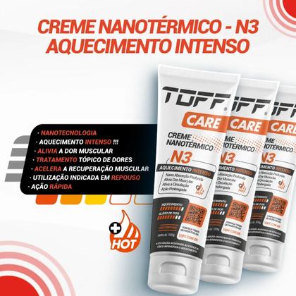 Imagem de Creme Toff Nanotermico N3 Dores Muscular Intensa 100g