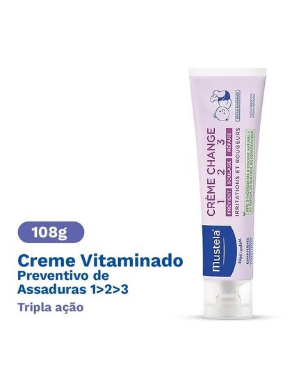 Imagem de Creme Vitaminado Mustela Bebe Preventivo De Assaduras 108g