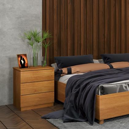 Imagem de Criado Veronna 3 Gavetas Tcil