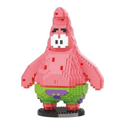 Imagem de Crianças Anime SpongeBob SquarePants Patrick Star Squidward Blocos De Construção Presentes De