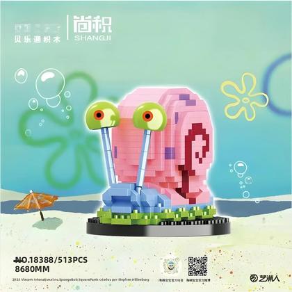 Imagem de Crianças Anime SpongeBob SquarePants Patrick Star Squidward Blocos De Construção Presentes De