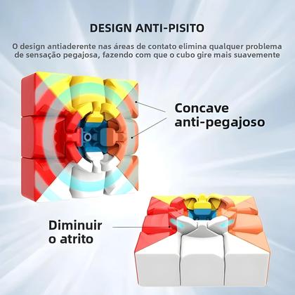 Imagem de Crianças Cubo Mágico 3x3 2x2 4x4 Espelho Velocidade Quebra-cabeça Profissional Húngaro Cubo Mágico
