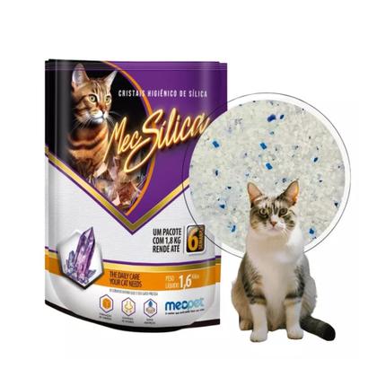 Imagem de Cristais Higiênico De Silica P/ Gatos Gel 1,6Kg Mec Silica