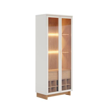 Imagem de Cristaleira 2 Portas 1 Gaveta com Adega Guanabara Móveis