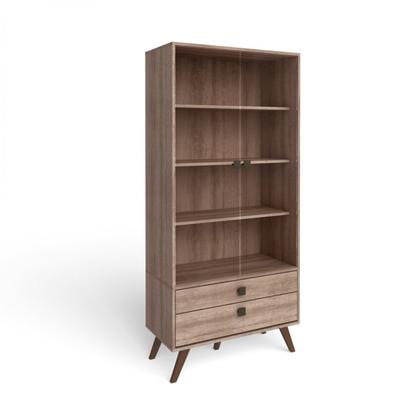 Imagem de Cristaleira 2 Portas 2 Gavetas 70cm