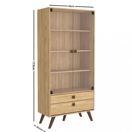 Imagem de Cristaleira 2 Portas 2 Gavetas RT3151 Movelbento