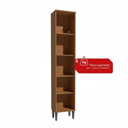 Imagem de Cristaleira 2 Portas de Vidro 40cm Elara Kappesberg Canela