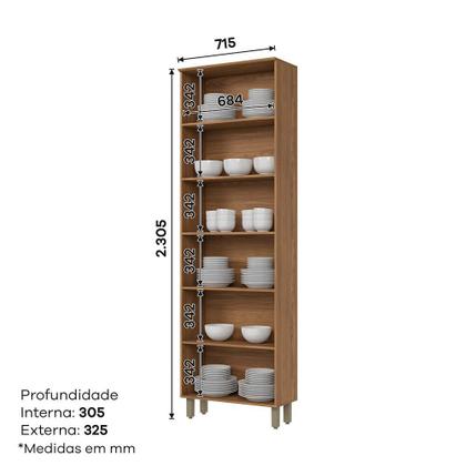 Imagem de Cristaleira 2 Portas Henn Requinte - C645