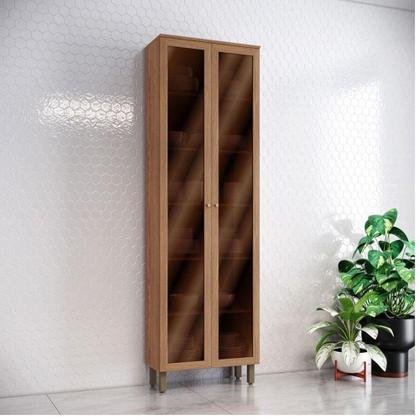 Imagem de Cristaleira 2 Portas Requinte Nature  Henn