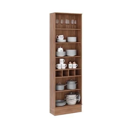 Cristaleira 2 Portas Vidro Milla Nog/Cinza 70cm Carraro Imagem de Cristaleira 2 Portas Vidro Milla Nog/Cinza 70cm Carraro