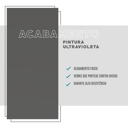 Cristaleira 2 Portas Vidro Milla Nog/Cinza 70cm Carraro Imagem de Cristaleira 2 Portas Vidro Milla Nog/Cinza 70cm Carraro