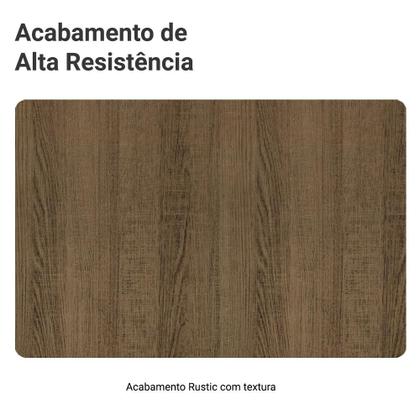 Cristaleira 70 cm 2 Portas de Vidro com Pés Trapézio Madesa Imagem de Cristaleira 70 cm 2 Portas de Vidro com Pés Trapézio Madesa