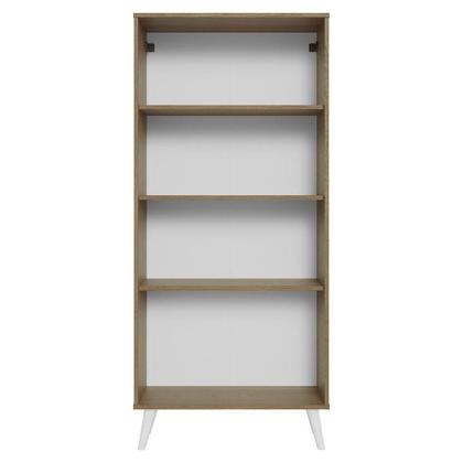 Imagem de Cristaleira 70Cm 2 Portas De Vidro Com Pés Cônicos Madesa.