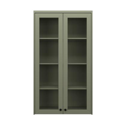 Imagem de Cristaleira 80cm 2 Portas com Vidro Cozinha Sevilha