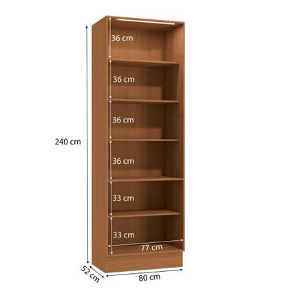 Imagem de Cristaleira 80cm com iluminação LED 4 Portas Maxxi Kappesberg