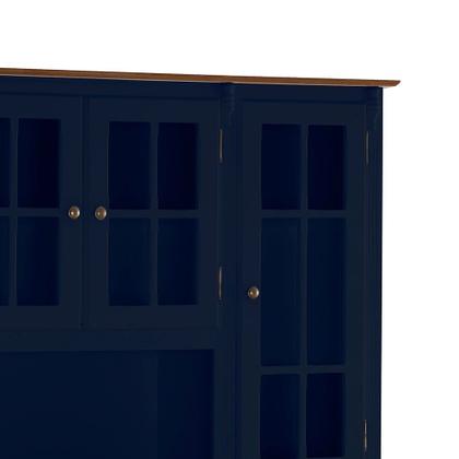 Imagem de Cristaleira Arca e Oratório Hannover 8 Portas 3 Gavetas com Nicho Central e Pés Luiz XV 60807 Linz Móveis