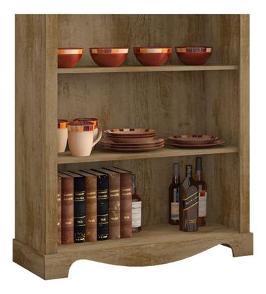 Imagem de Cristaleira Chicago Com 4 Prateleiras - Cinamomo