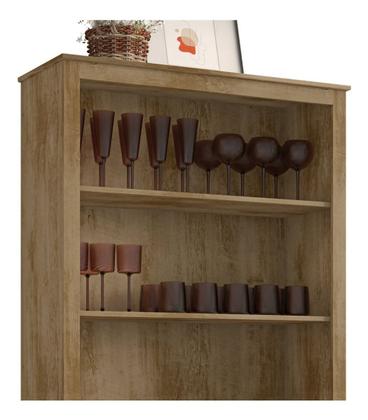 Imagem de Cristaleira Chicago Com 4 Prateleiras - Cinamomo