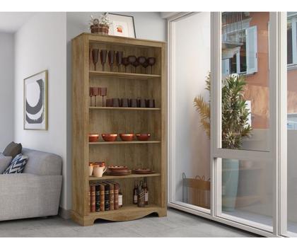 Imagem de Cristaleira Chicago Com 4 Prateleiras - Cinamomo