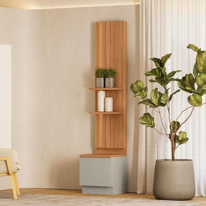 Imagem de Cristaleira com LED 1 Porta Magnum Linea Brasil