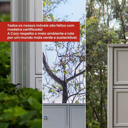 Cristaleira Estante Para Livros Ditália 1 Porta Vidro E-963 Imagem de Cristaleira Estante Para Livros Ditália 1 Porta Vidro E-963
