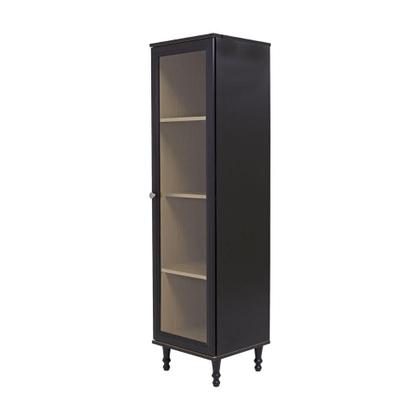 Cristaleira Estante Para Livros Ditália 1 Porta Vidro E-963 Imagem de Cristaleira Estante Para Livros Ditália 1 Porta Vidro E-963