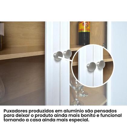 Cristaleira Estante Para Livros Ditália 2 Portas Vidro E-957 Imagem de Cristaleira Estante Para Livros Ditália 2 Portas Vidro E-957