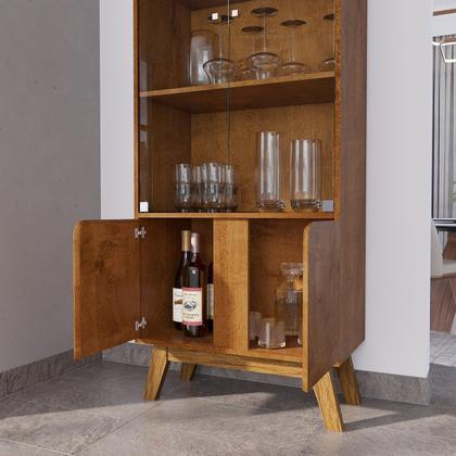 Imagem de Cristaleira para Sala de Jantar Retrô Madri