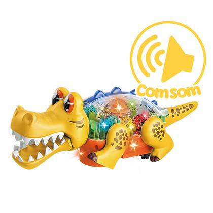 Imagem de Crocodilo Park Bate E Volta Boneco Com Movimento Luz E Sons - Dm Toys