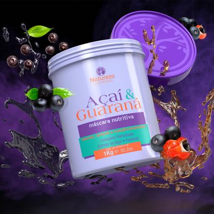 Imagem de Cronograma Capilar 1Kg ( Açai,Babosa,e Banana ) + Máscara de Melado de Cana 1Kg- Natureza Cosméticos