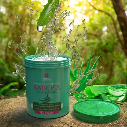 Imagem de Cronograma Capilar 1Kg ( Açai,Babosa,e Banana ) + Máscara de Melado de Cana 1Kg- Natureza Cosméticos