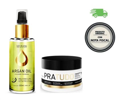 Imagem de Cronograma Capilar Hidrataçao Nutricao + Argan Oleo Borabela